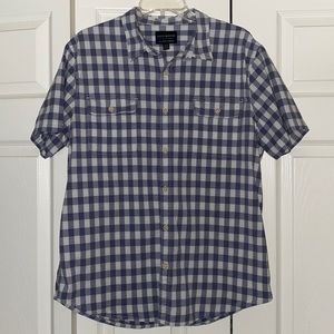 Lucky Brand Short Sleeve Button Down Shirt L